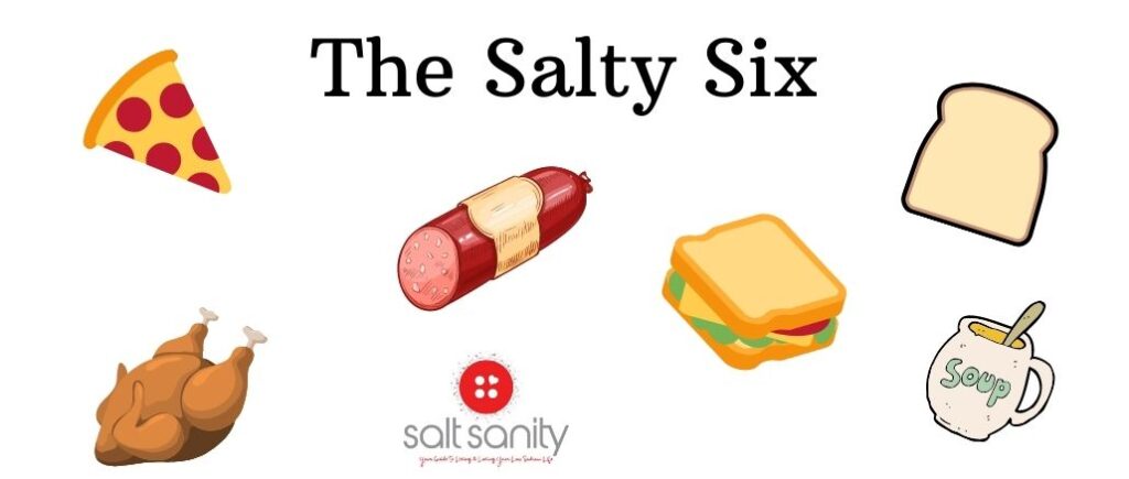 Foods High in Sodium | The Salty Six – Salt Sanity