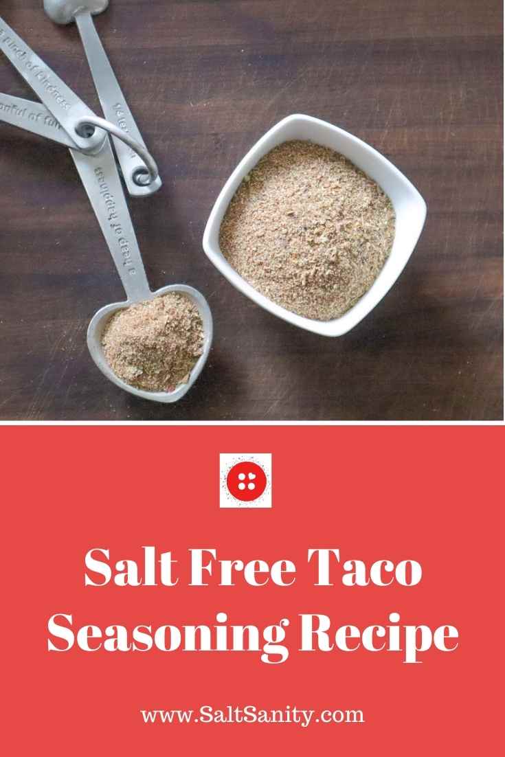 Salt Free Taco Seasoning