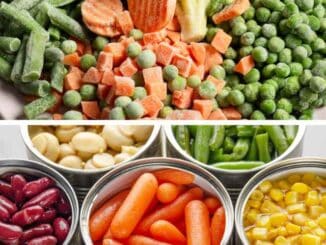 frozen and canned vegetables