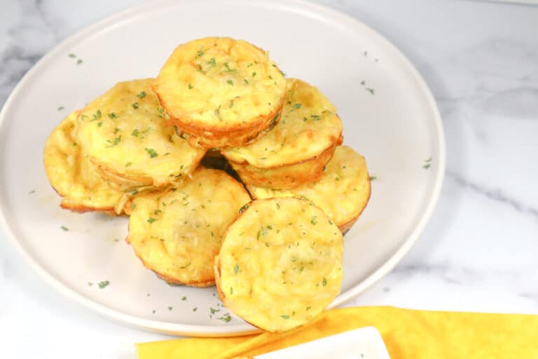 Low Sodium Mini Frittata Recipe with Zucchini & Swiss