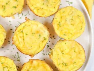 mini frittatas on a plate