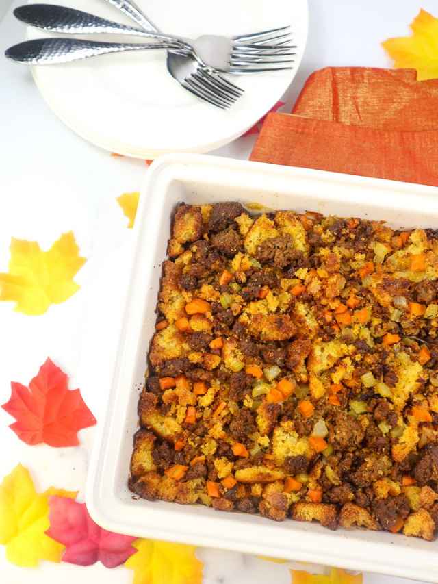 Low Sodium Cajun Cornbread Dressing