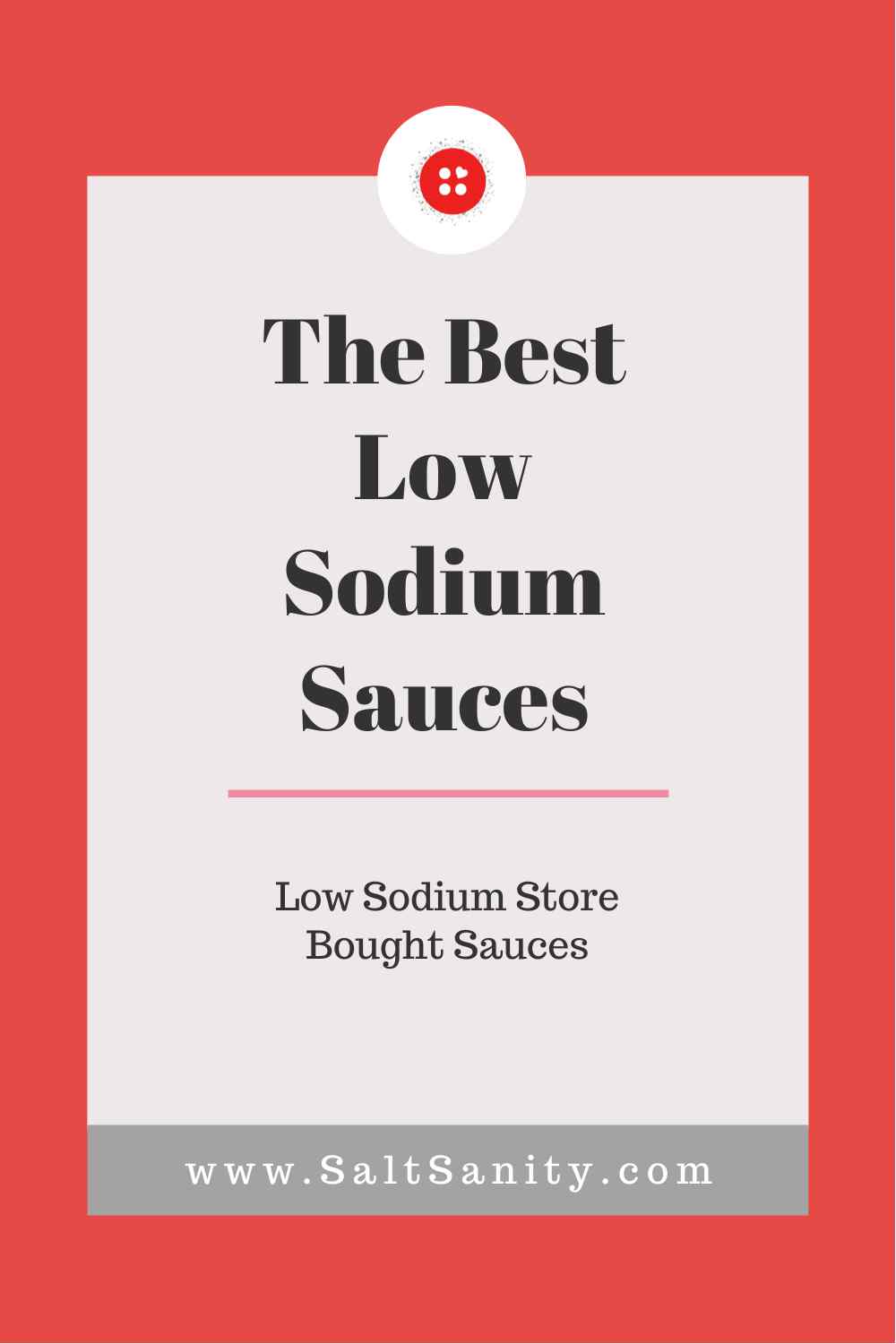 pin for low sodium sauces