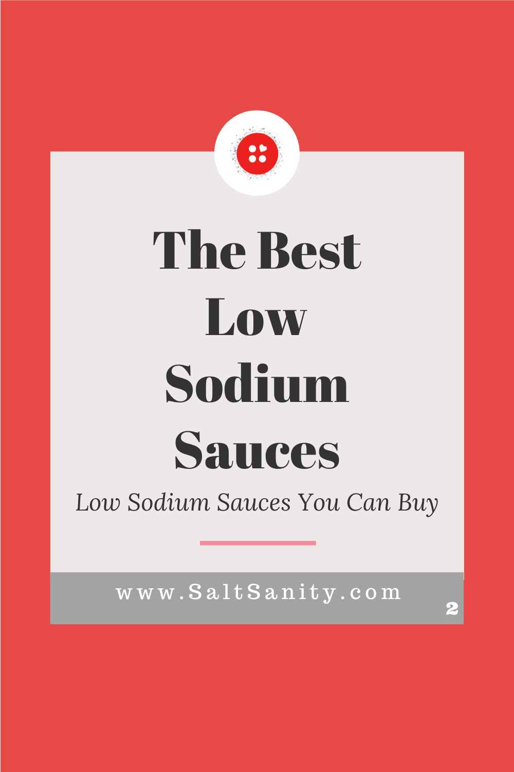 pin for low sodium sauces