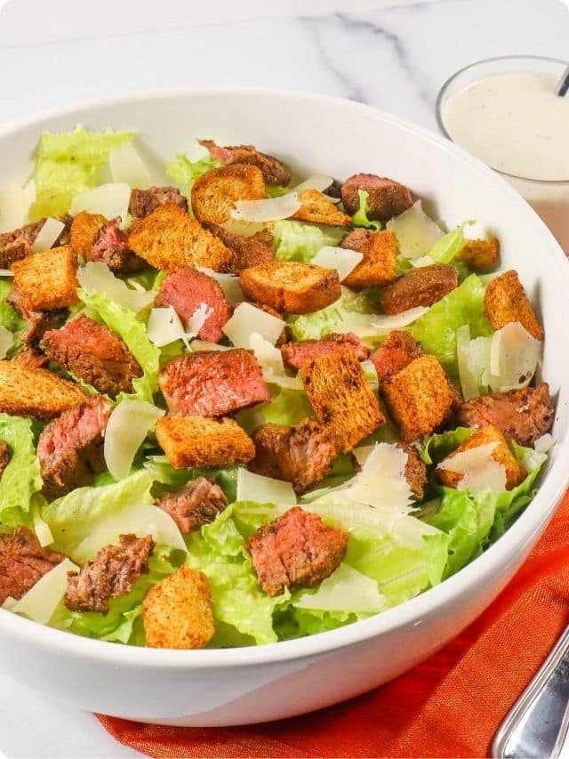 Low Sodium Steak Caesar Salad