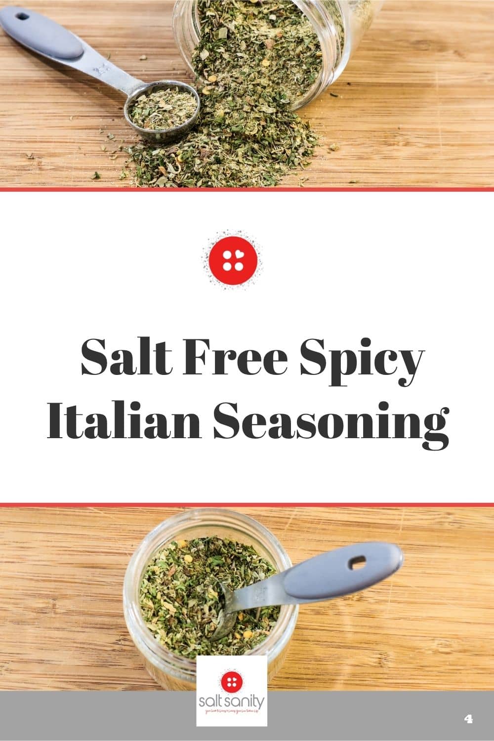 pin with spices on cutting board
