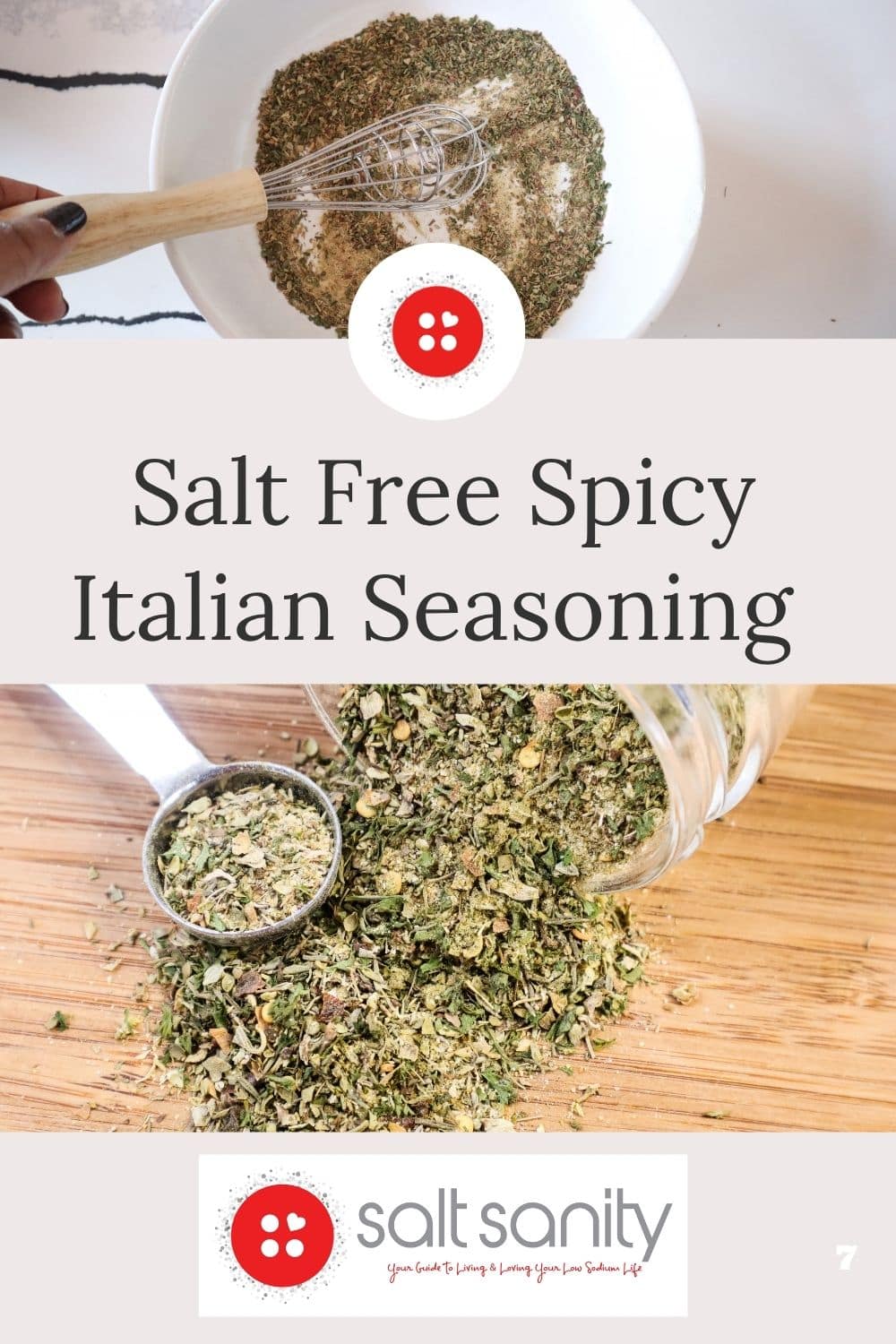 pin with spices on cutting board